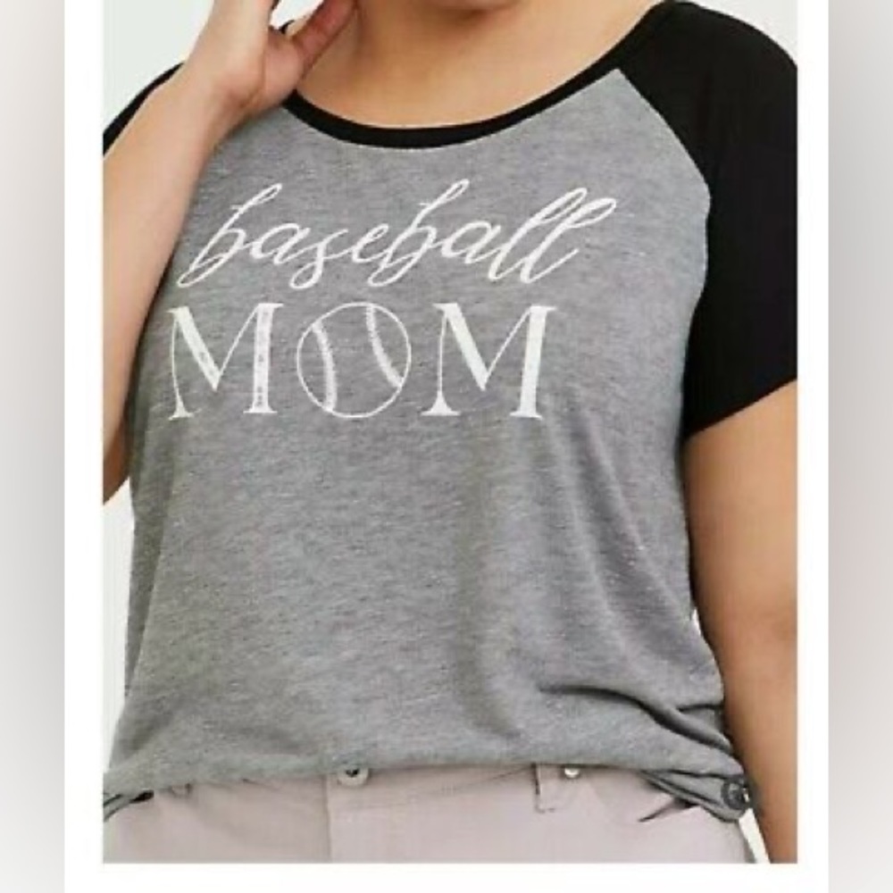 Worn once- TORRId Baseball Mom t-shirt